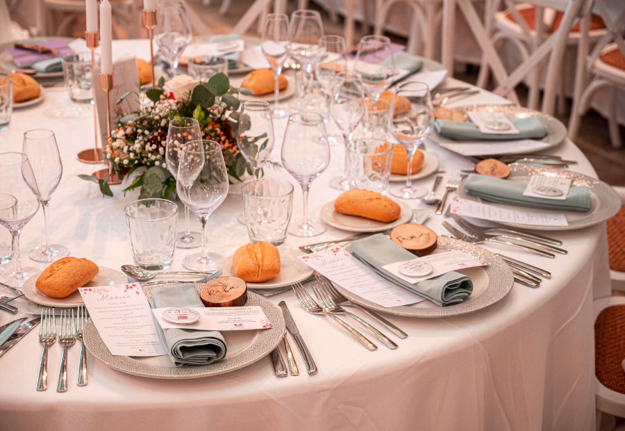 Bodas en cantabria Mesa completamente decorada