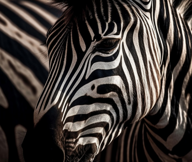 Hoznayo cantabria Zebra del Parque Natural de Cabárceno